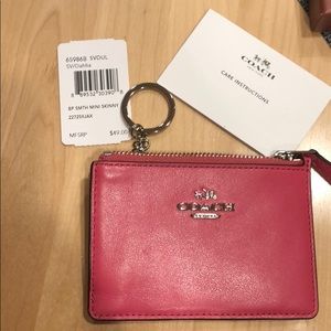 Coach keychain wallet